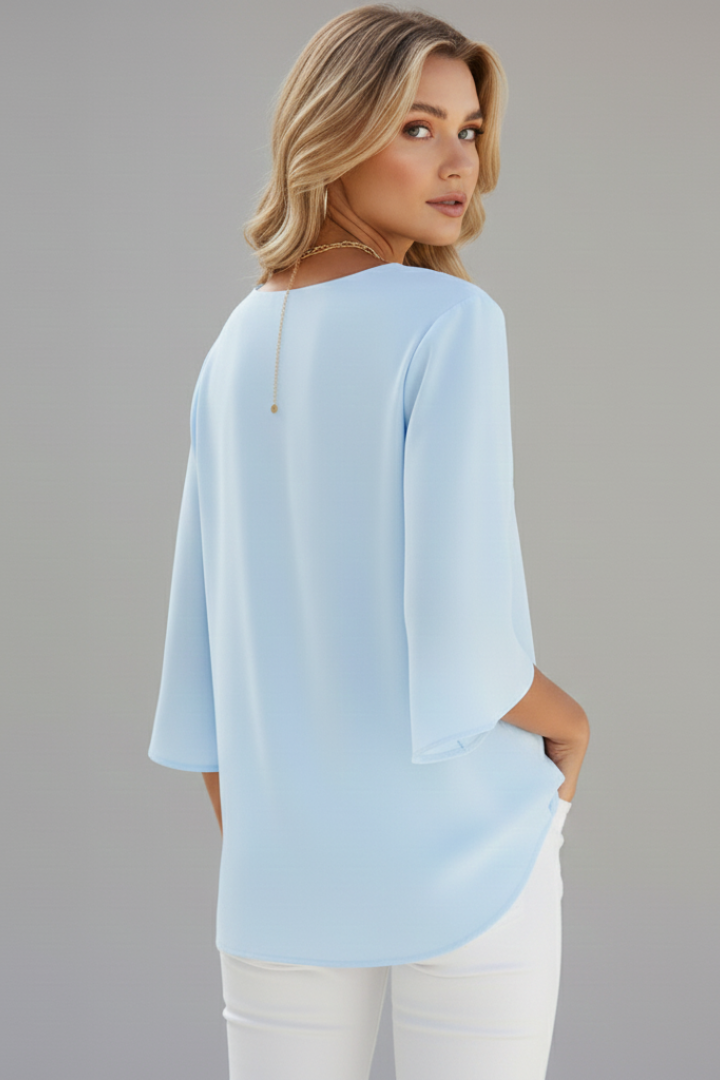 Mette - Blusa con Manga Corta