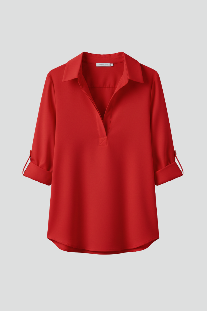 Ulva - Blusa con Cierre de Botones