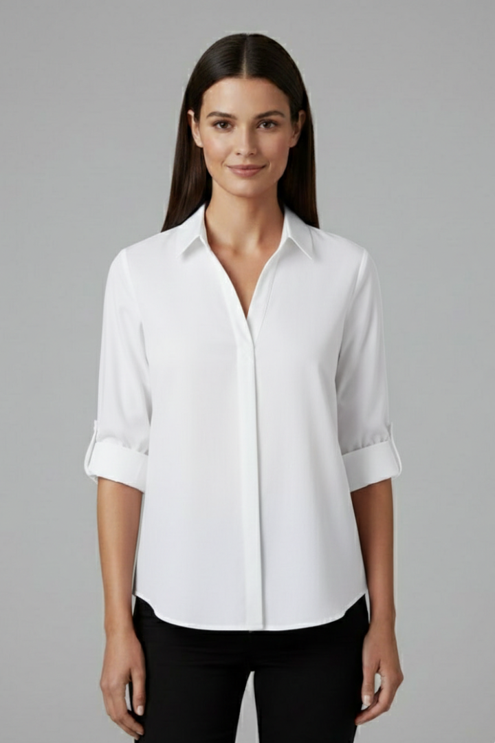 Ulva - Blusa con Cierre de Botones