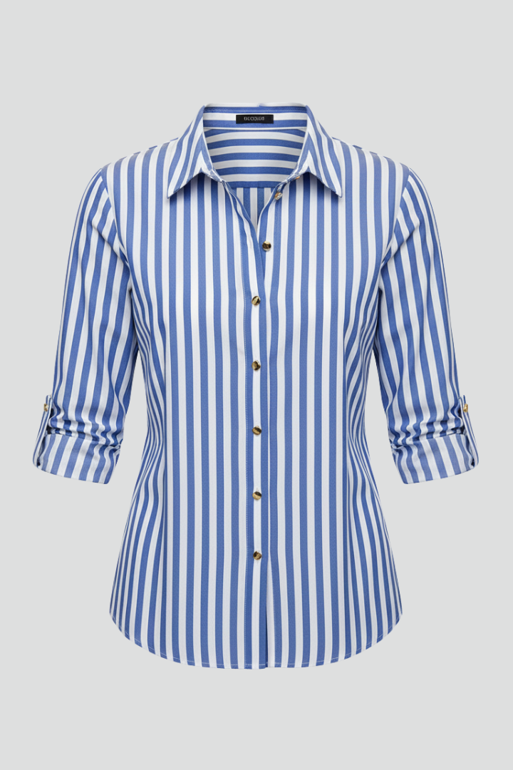 Maris - Blusa con Cierre de Botones
