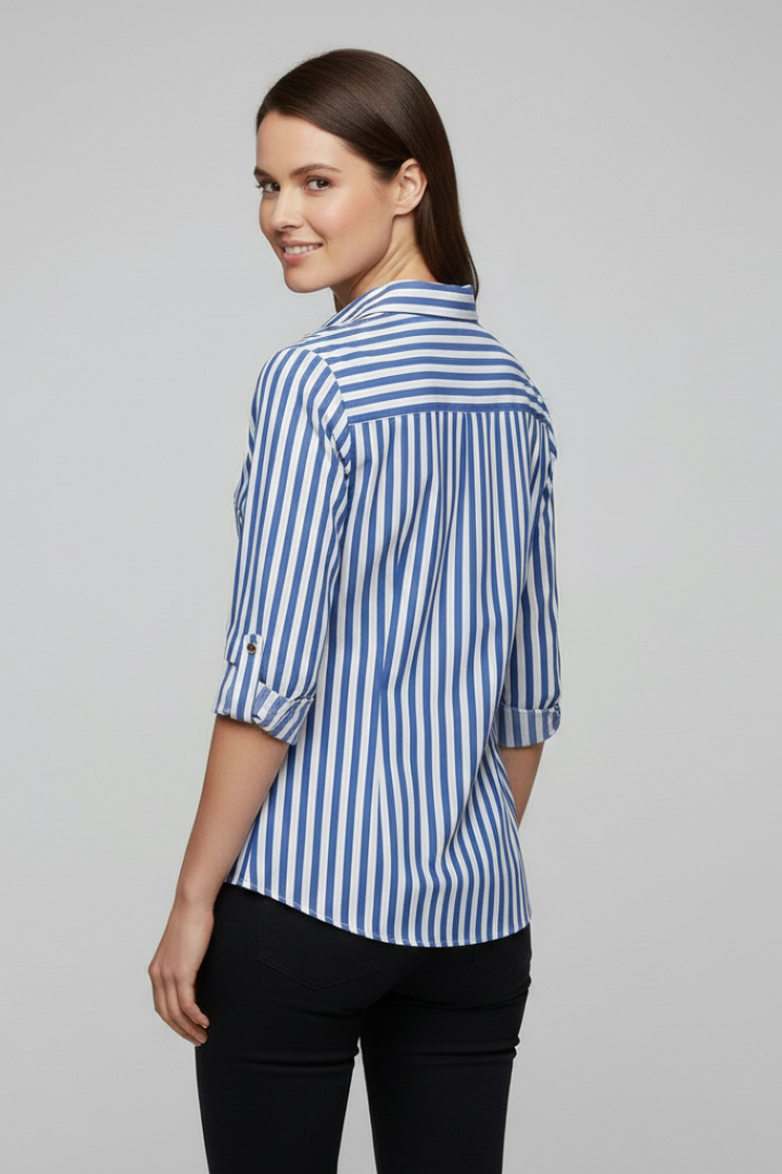Maris - Blusa con Cierre de Botones