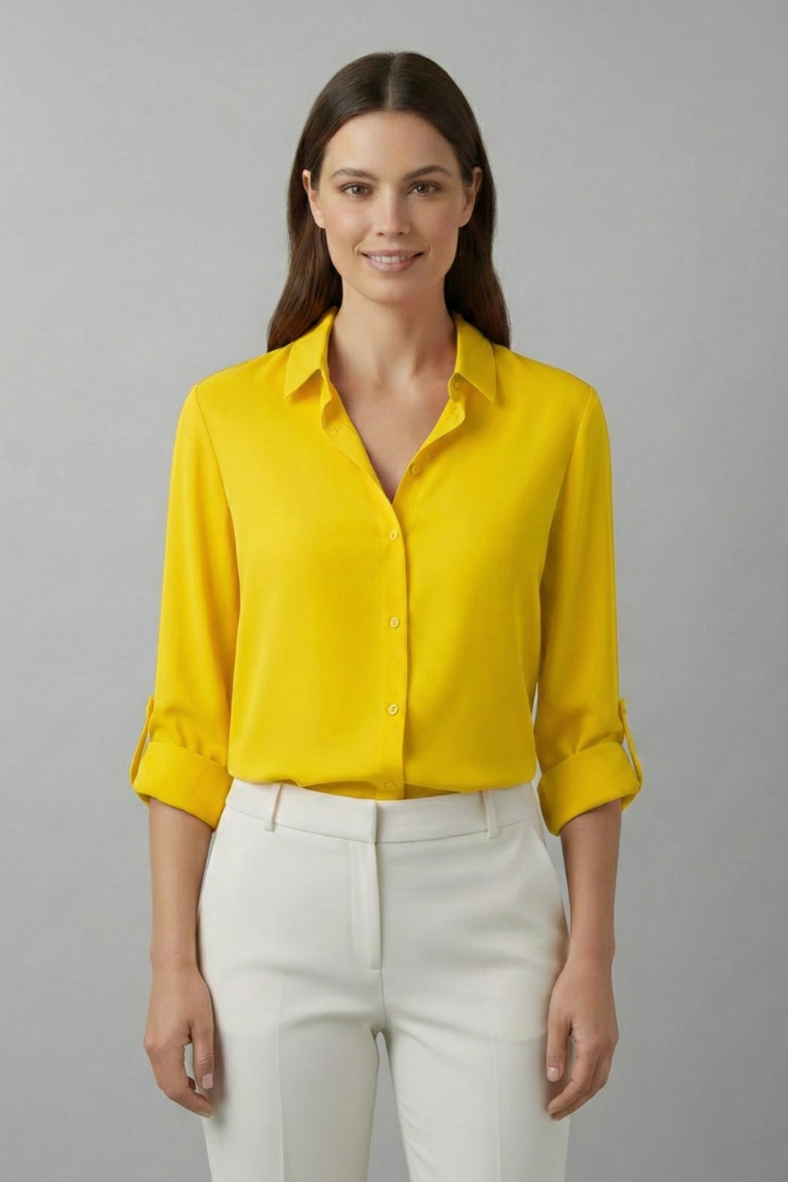 Ilka - Blusa con Cierre de Botones