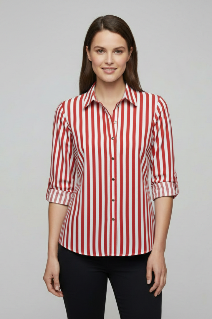 Maris - Blusa con Cierre de Botones