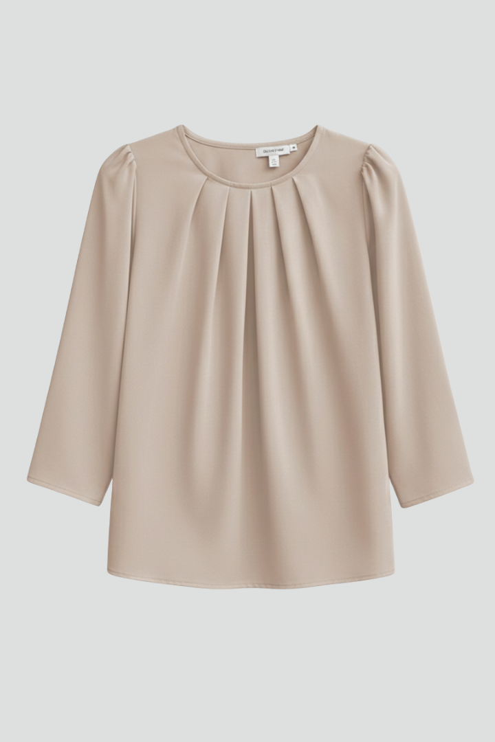 Winona - Blusa con Frente Plisado