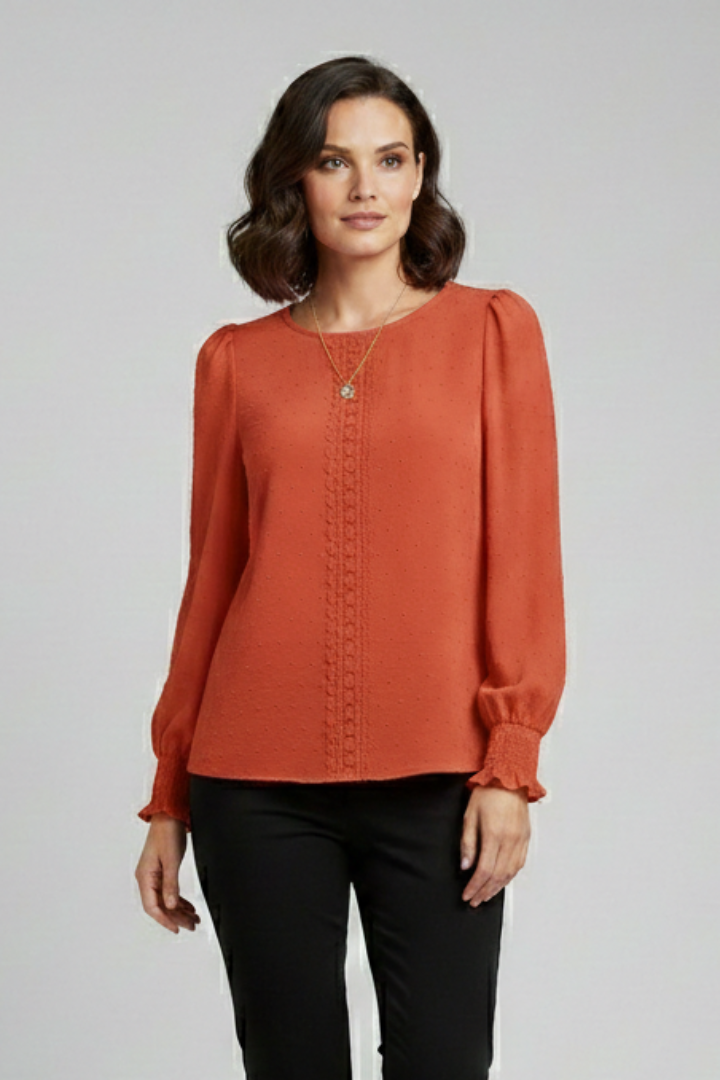 Ula - Blusa con Detalle Bordado