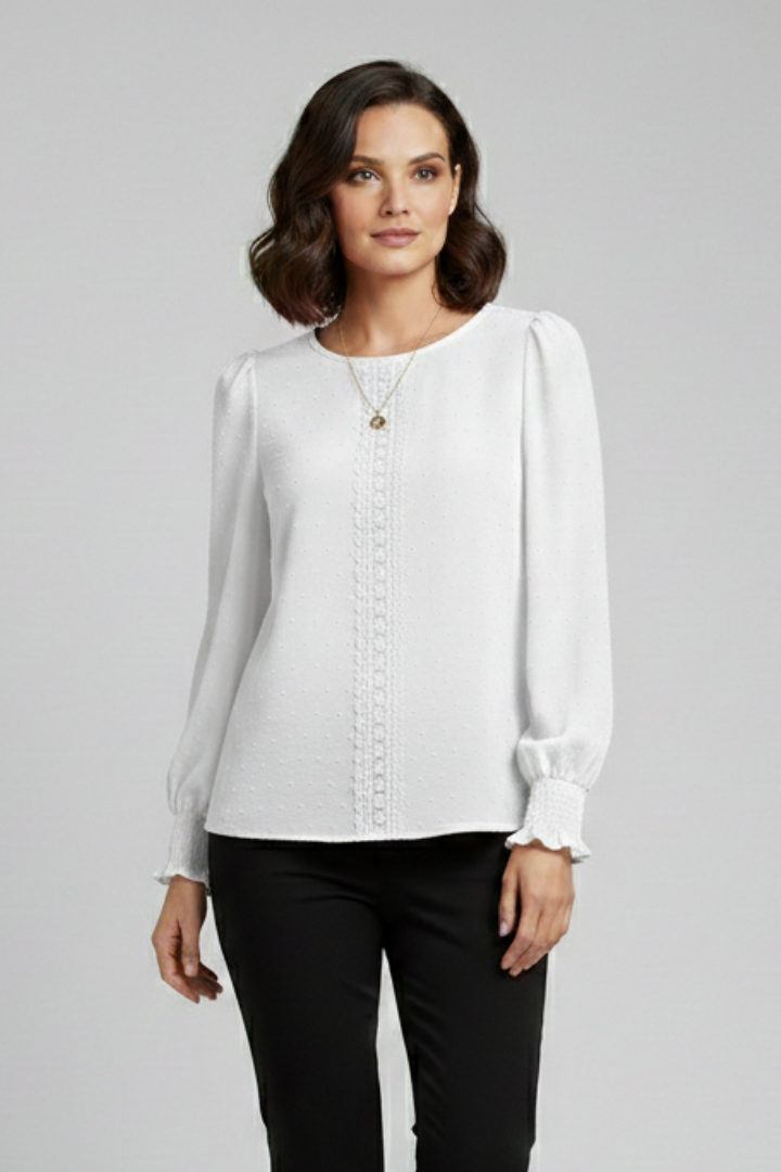 Ula - Blusa con Detalle Bordado