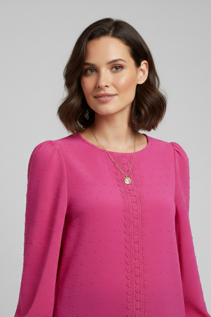 Ula - Blusa con Detalle Bordado