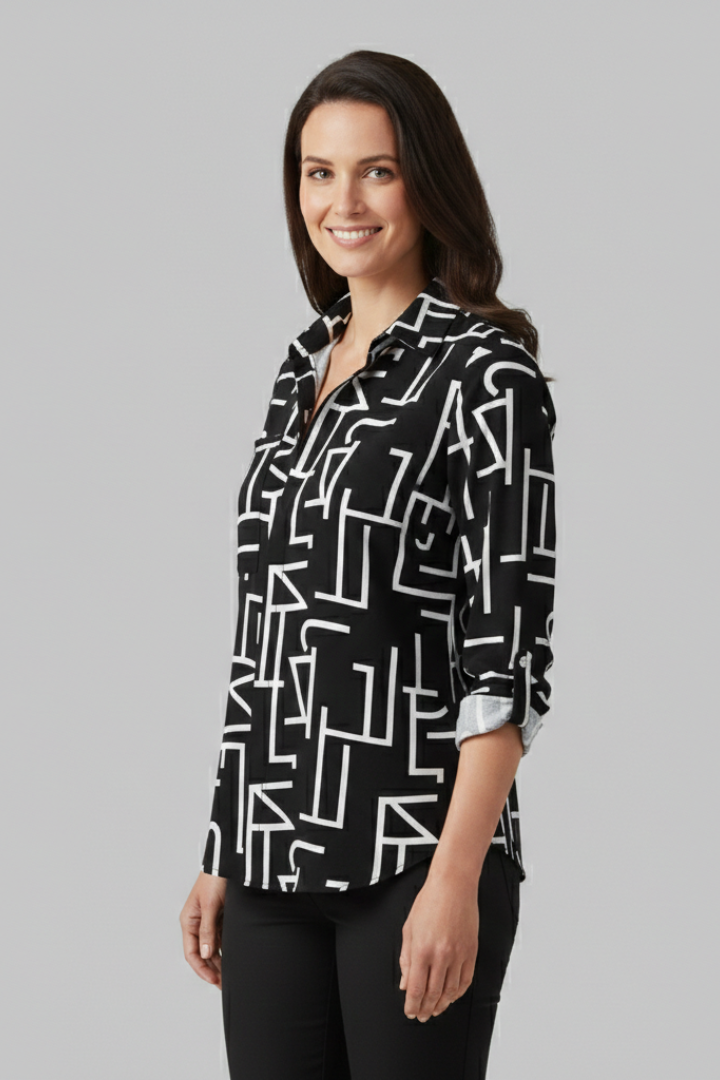 Caelia - Blusa con Manga Larga