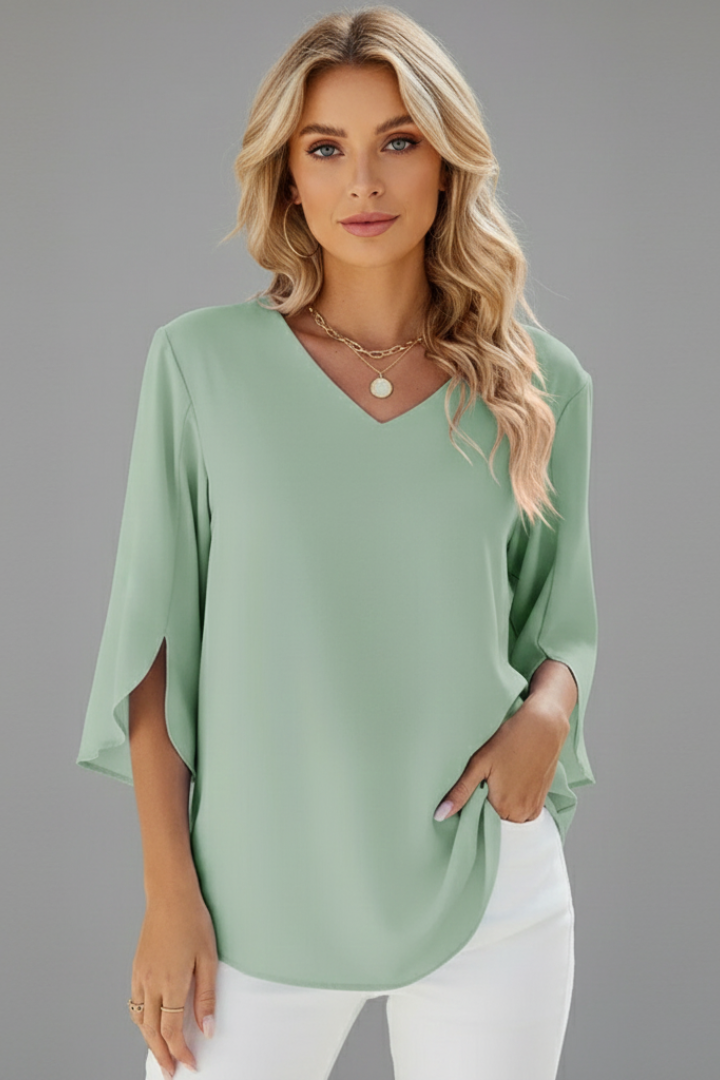 Mette - Blusa con Manga Corta