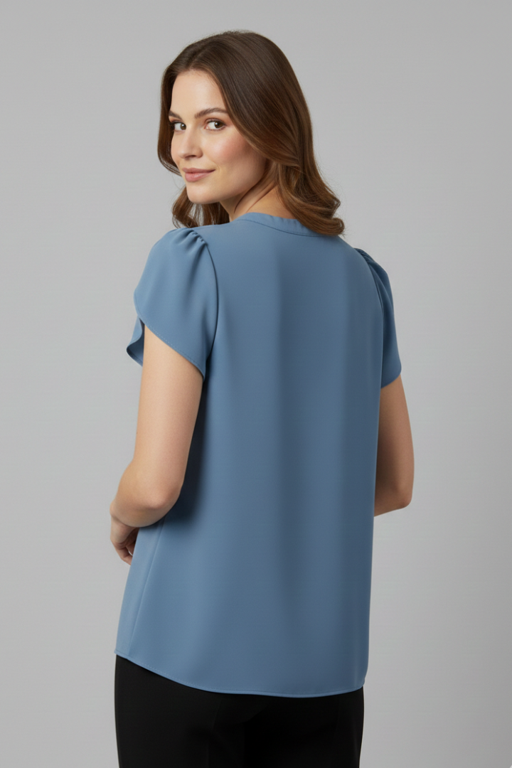Ffion - Blusa con Manga Corta