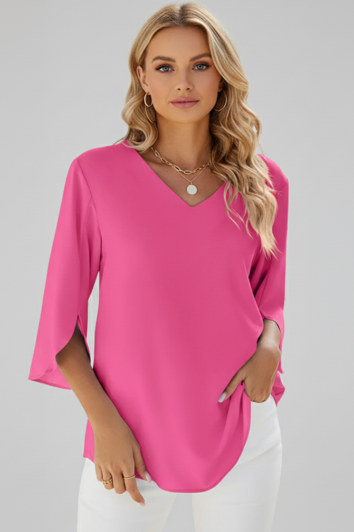 Mette - Blusa con Manga Corta