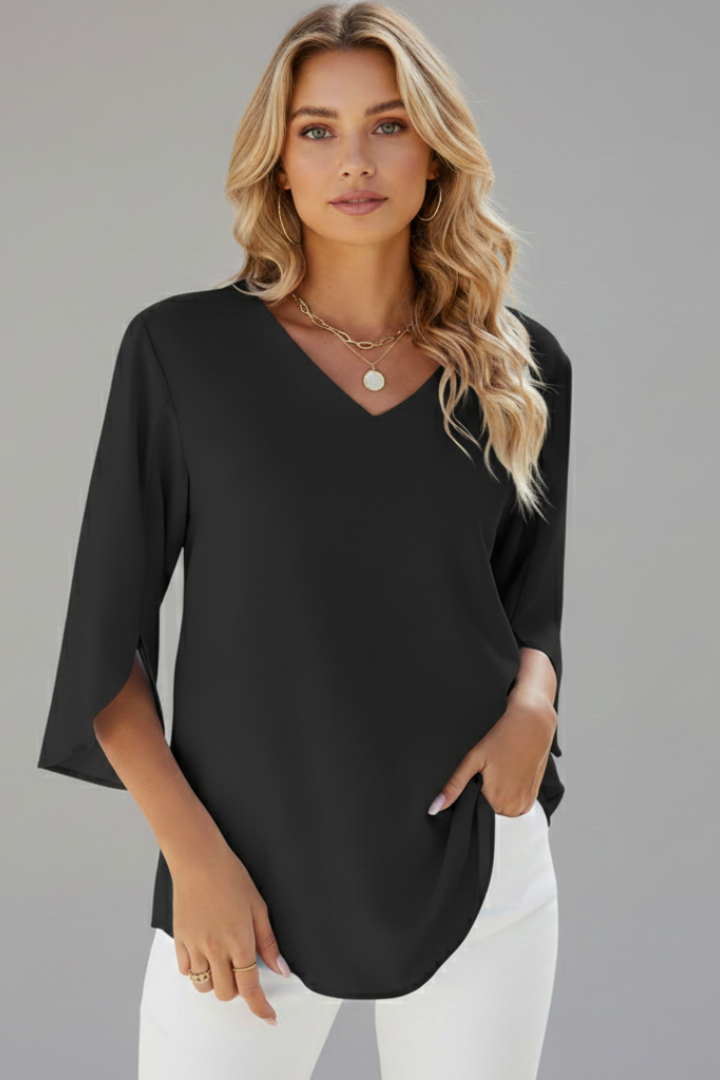 Mette - Blusa con Manga Corta