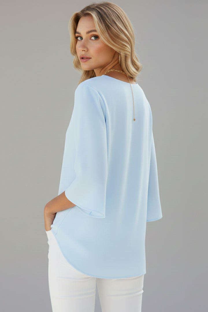 Mette - Blusa con Manga Corta