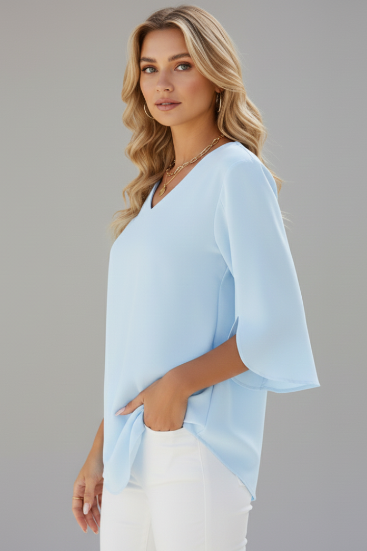 Mette - Blusa con Manga Corta