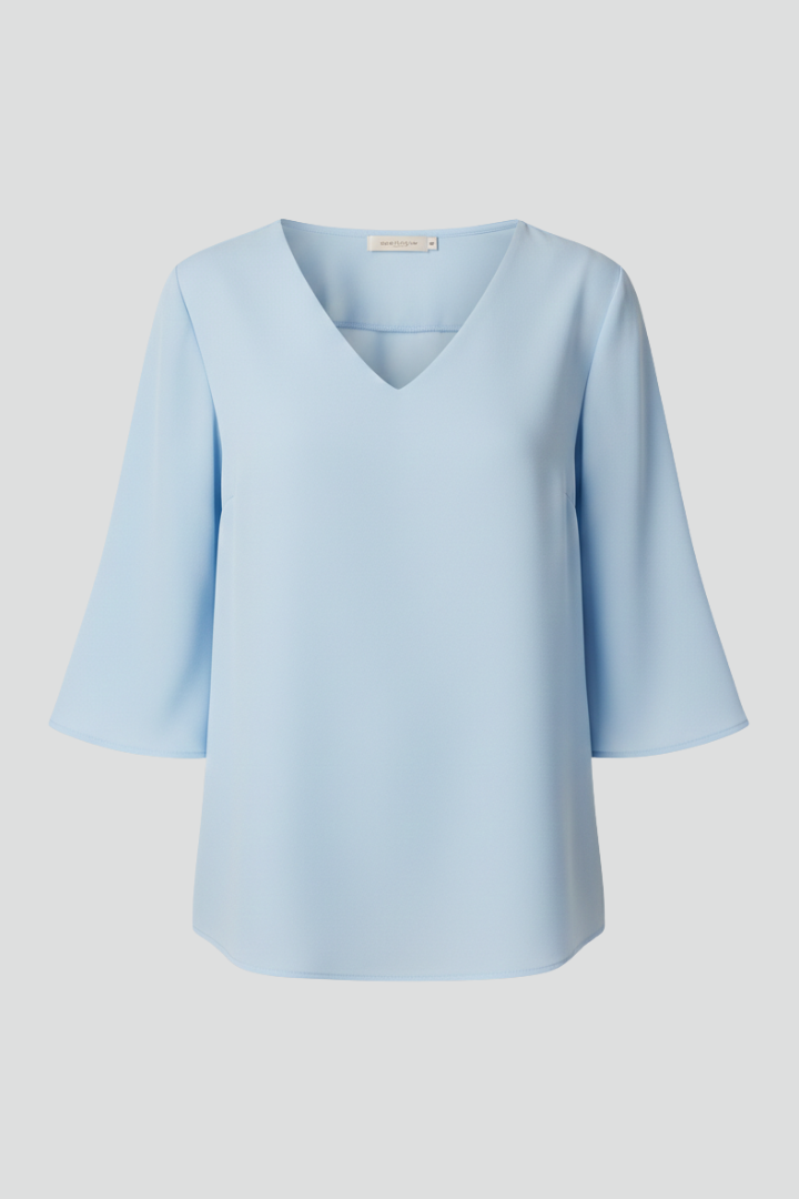 Klara - Blusa con Manga Tres Cuartos