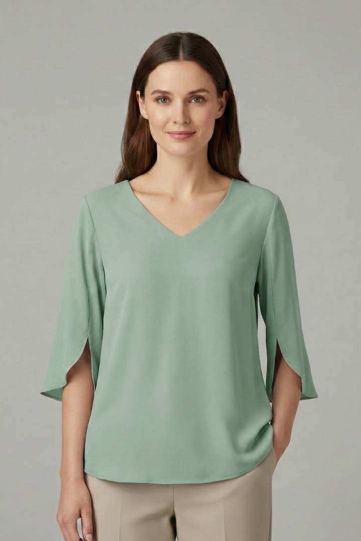 Klara - Blusa con Manga Tres Cuartos