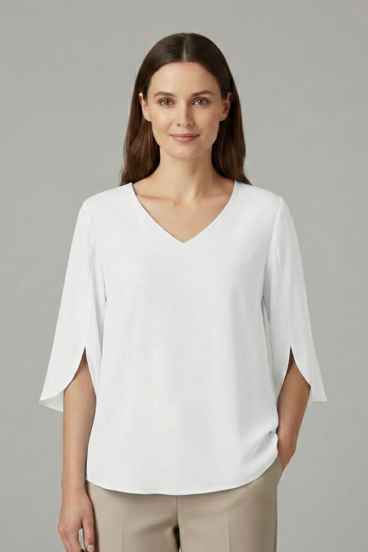 Klara - Blusa con Manga Tres Cuartos
