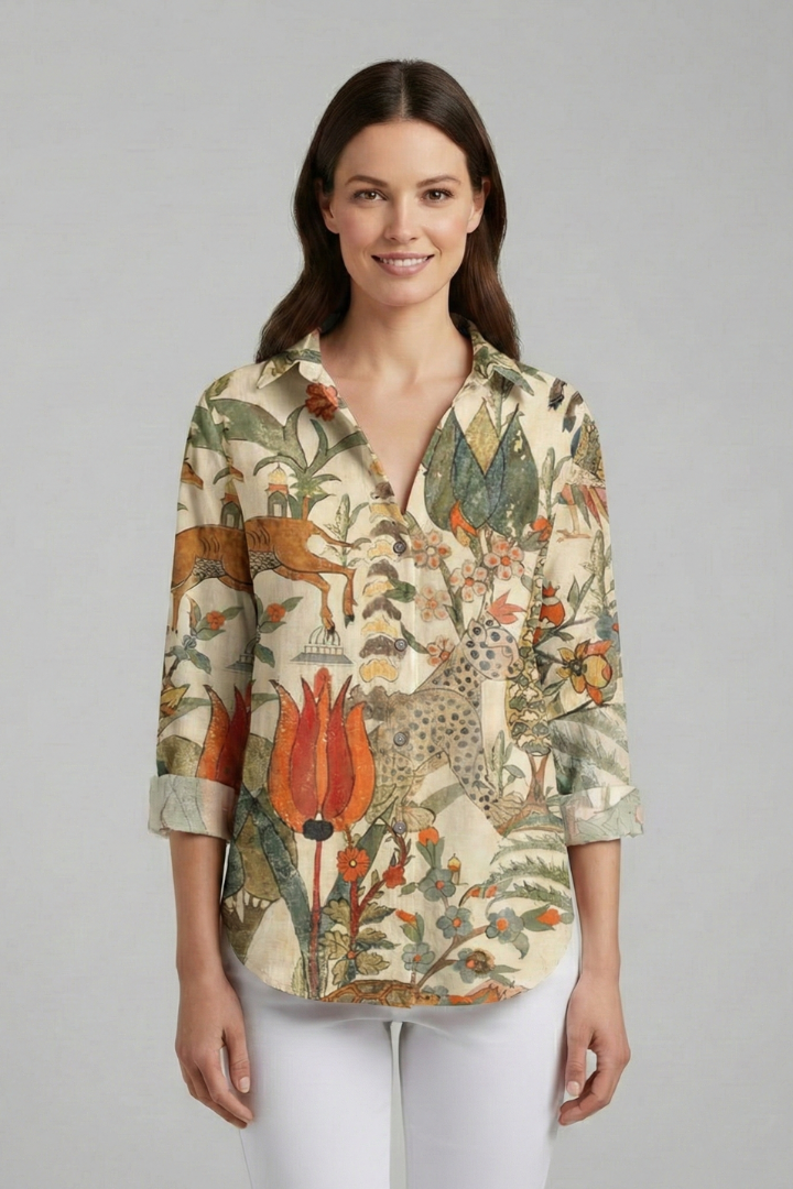 Delyth - Blusa con Estampado