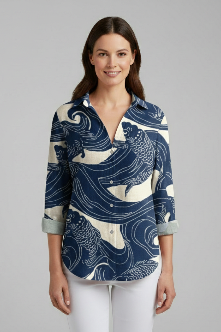 Delyth - Blusa con Estampado