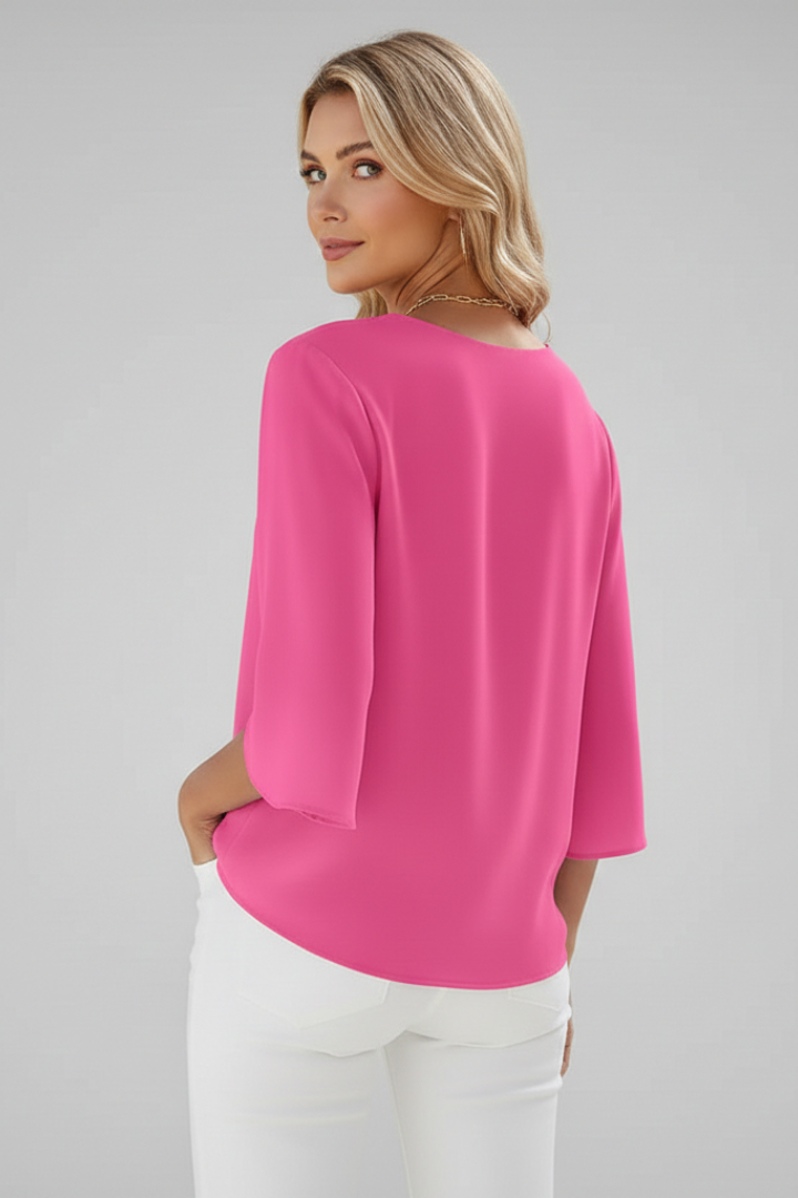 Celia - Blusa con Manga Corta