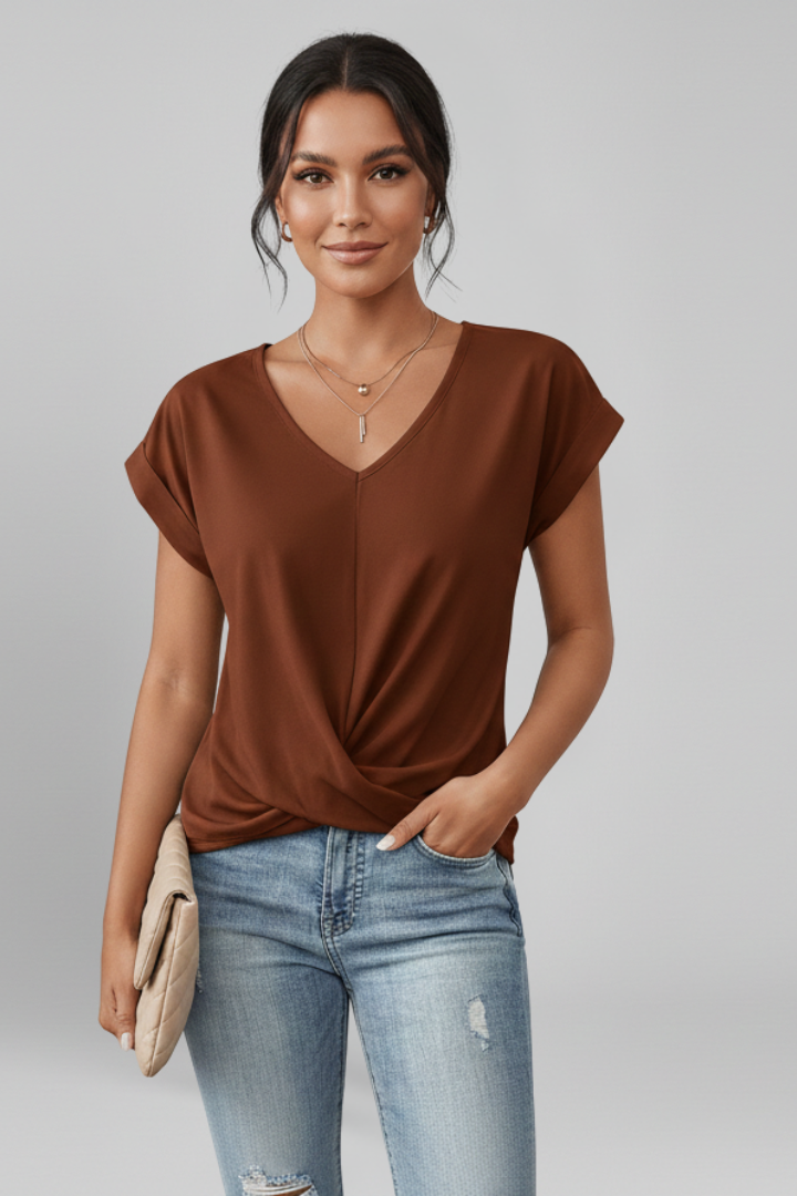 Femi - Blusa con Manga Corta