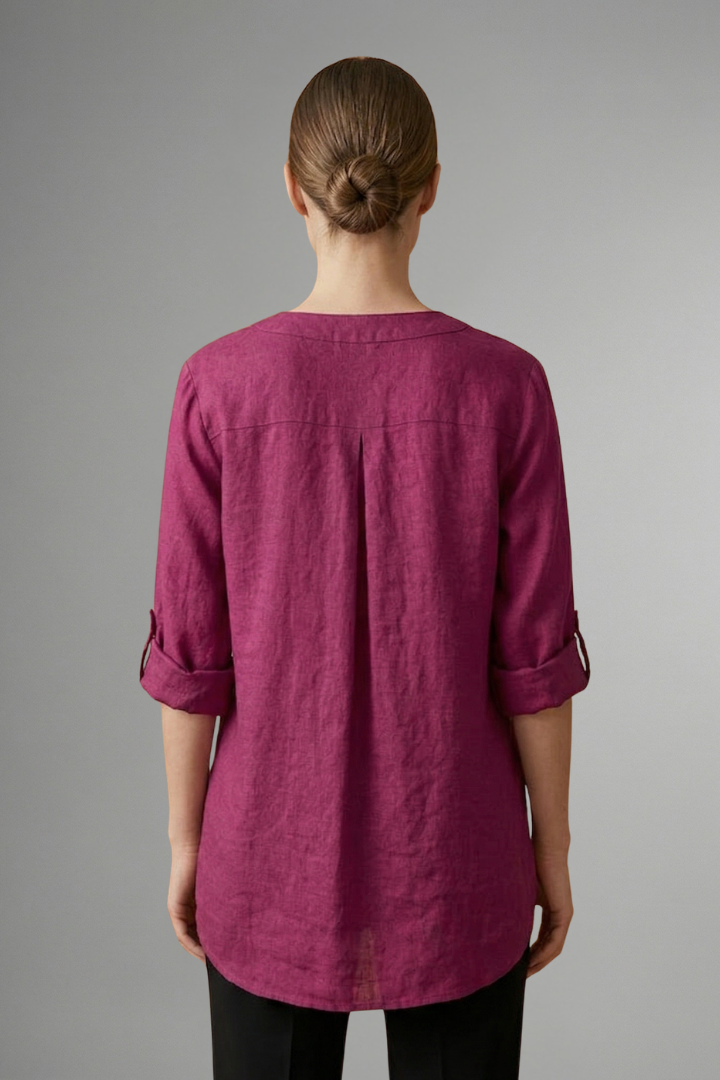 Lara - Blusa con Cierre de Botones