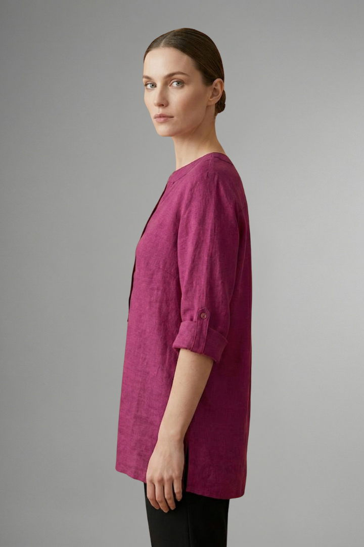Lara - Blusa con Cierre de Botones
