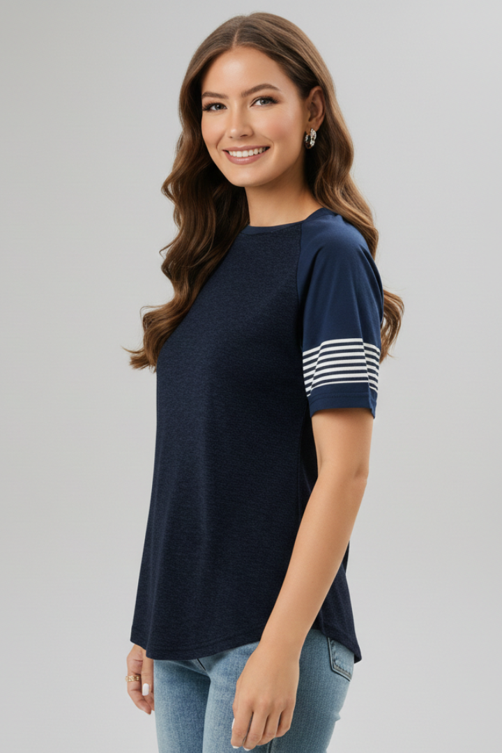 Hesper - Camiseta con Manga Ranglán
