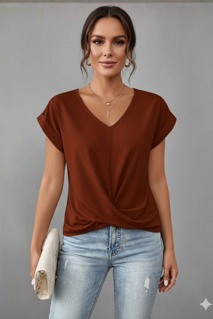 Rena - Camiseta con Manga Corta