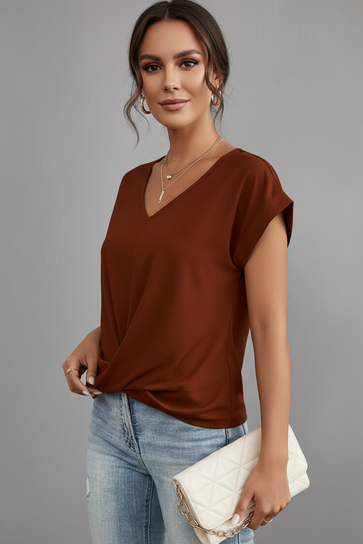 Rena - Camiseta con Manga Corta