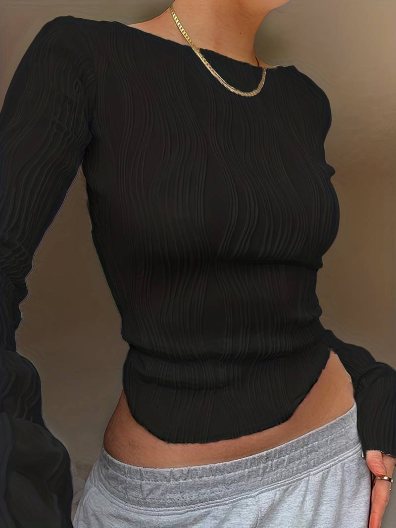 Lieselotte - Top con Textura Ondulada