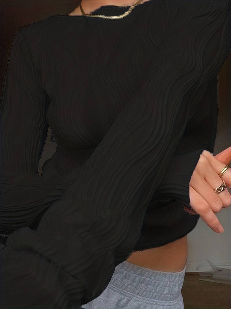 Lieselotte - Top con Textura Ondulada