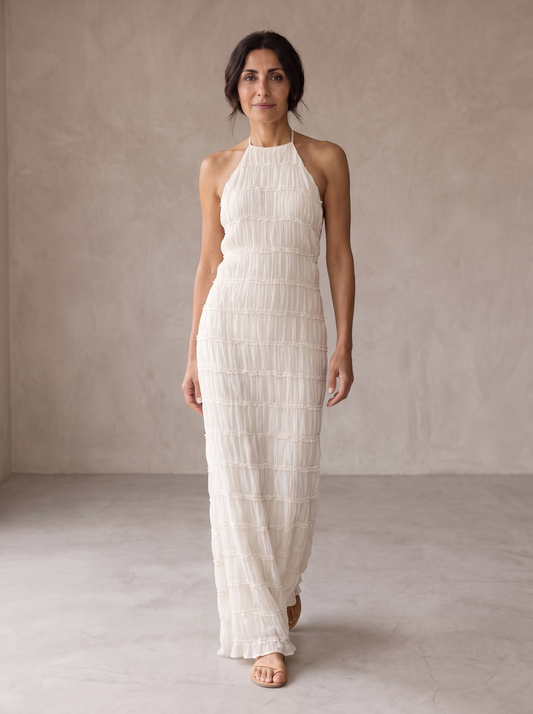 Angela - Vestido con Corte Largo